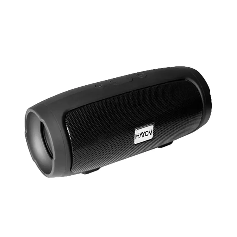 Caixa de Som Hayom Portátil, Bluetooth 5.0, Cartão SD, FM, 3W, Preto - CP2706