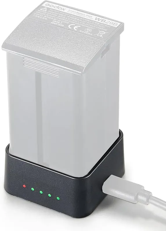 Carregador Godox Uc30 Godox Usb Para Ad200pro Ad200pro Ii Ad200proii Para Bateria Godox Wb29 Wb29a Wb29b