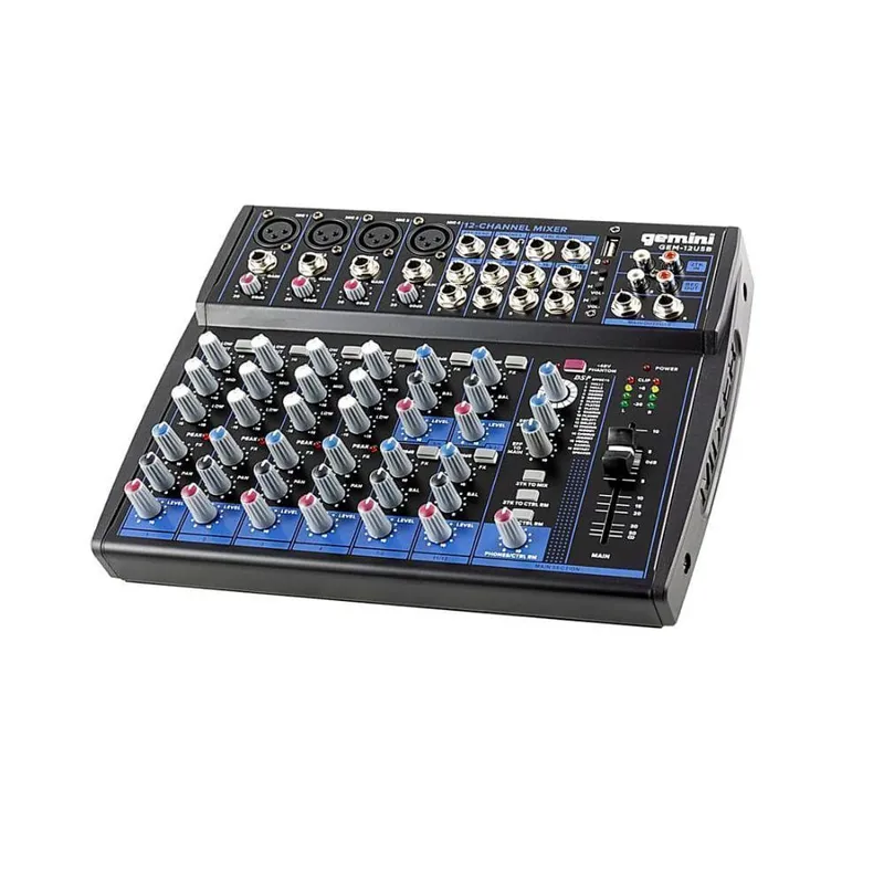 Mesa De Som 12 Canais Gemini Gem-12usb