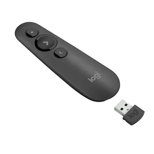 Apresentador Multimídia Laser Pointer Logitech R500s, Receptor Sem Fio E Bluetooth, Alcance Até 20 Metros