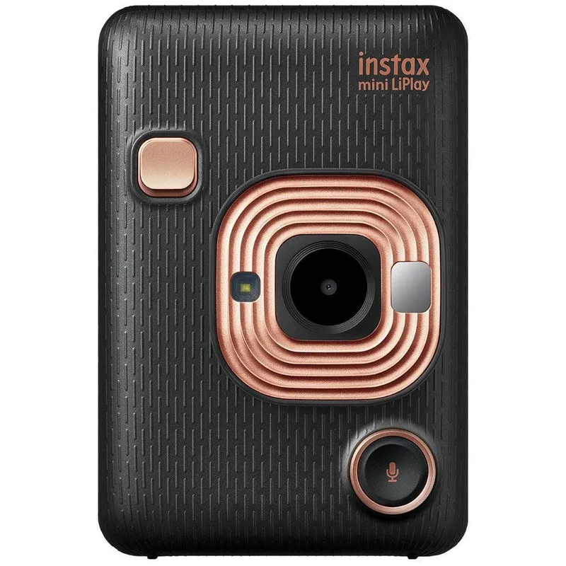 Câmera Instantânea Fujifilm Instax Mini Liplay, Híbrida, Preto Elegante - Fuihmlpcb