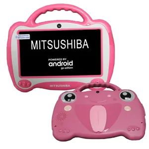 Tablet Criança 7 Quad, 16GB, RAM 1GB, Android 9.0, Rosa - Mitsushiba