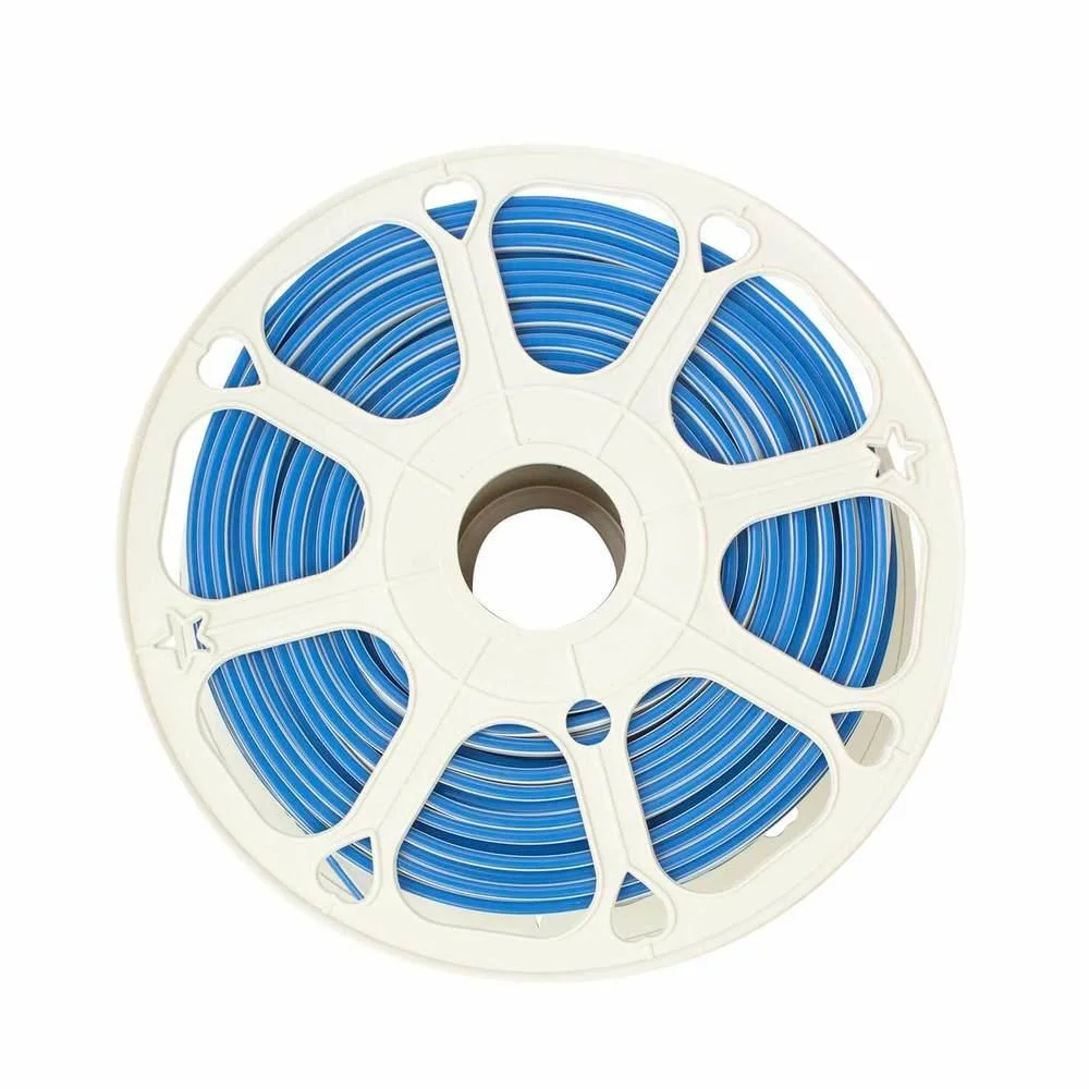 Mangueira LED Green, Flexível, 12v, 50 Metros, Neon Azul/Laranja