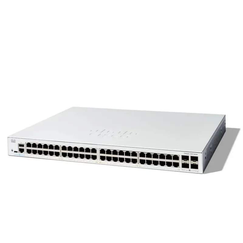 Switch Cisco Catalyst - 48 Portas Gigabit - 4x Sfp - Layer 3 - Gerenciável - C1200-48t-4g