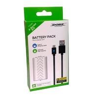 Bateria Recarregável Para Controle X Box Series + Cabo Usb 3 Metros C/LED Branco
