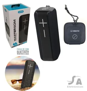Caixa De Som Portátil Bluetooth Ipx6 K450 Kimaster 18w Preto
