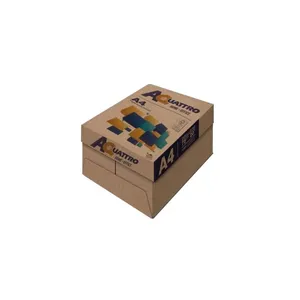 Caixa Papel Sulfite A4 75g Branco Aquattro Cx. C/ 10 Resmas Com 500 Folhas