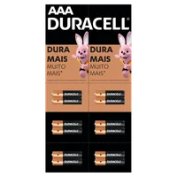 Pilha Palito Aaa, Duracell, 6 Embalagem Com 2 Unidades