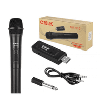 Microfone Sem Fio Wireless Profissional Cmik Mk-v10