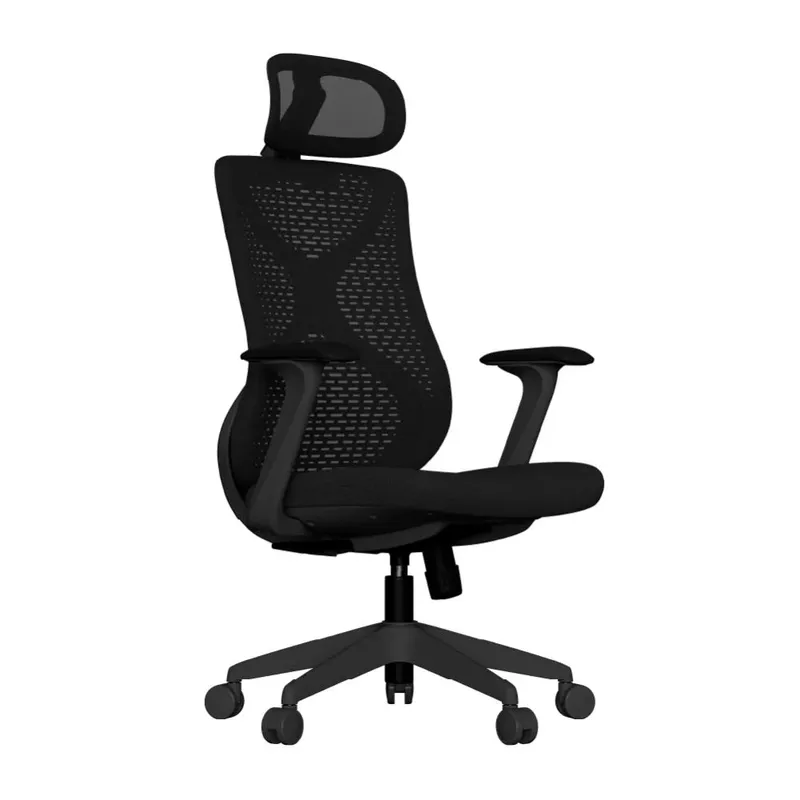 Cadeira Escritório Ergonômica Confortável Elements Aiven - Preto