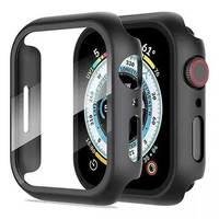 Kit Capa Bumper + Película Compativel Apple Watch Series 4 44mm
