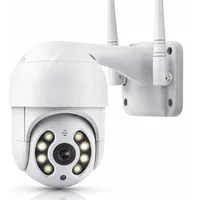 Câmera Externa Wifi Ip Prova D'água Infravermelho Bivolt Cor Branco