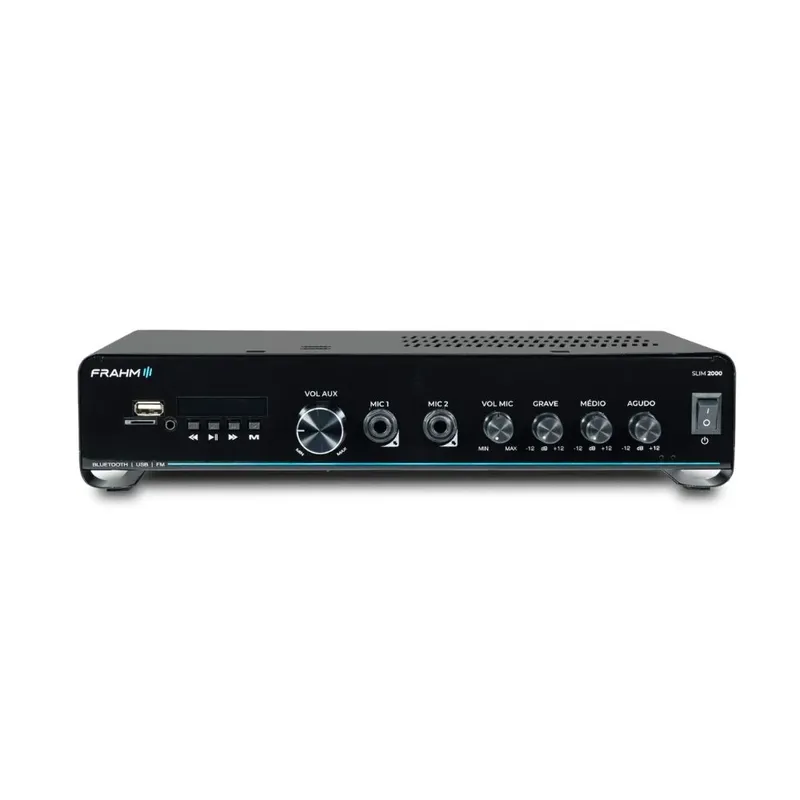 Amplificador Frahm Slim 2000 G5, Com 120W RMS