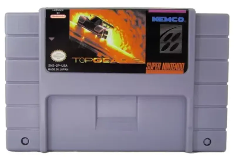 Jogo Retro , Para Video Game Super Nintendo, Top Gear 2