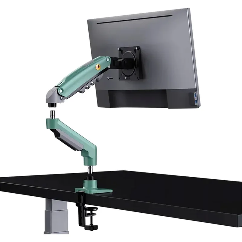 Suporte de Mesa Articulado para Monitor de 17" a 30" North Bayou, Ajustes com Pistão a Gás, Verde - F80-XK NB