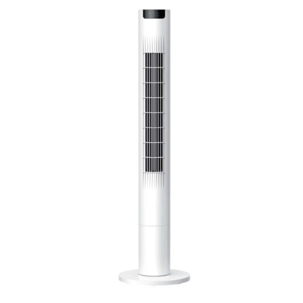 Ventilador Torre Silencioso 220v Com Controle Remoto Swing 3 Velocidades Toque Temporizador 80w On-vt600