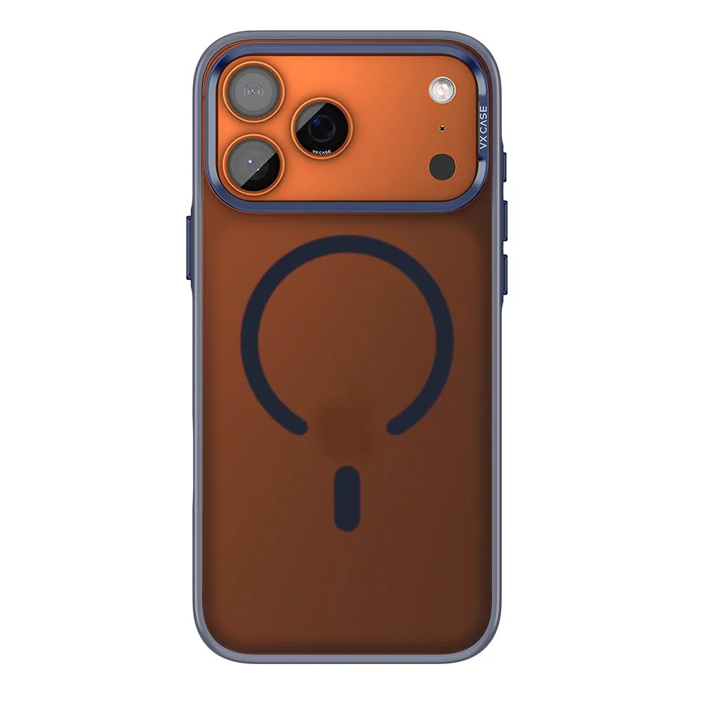 Capa Magsafe Iphone 17 Pro Max - Titanium - Laranja