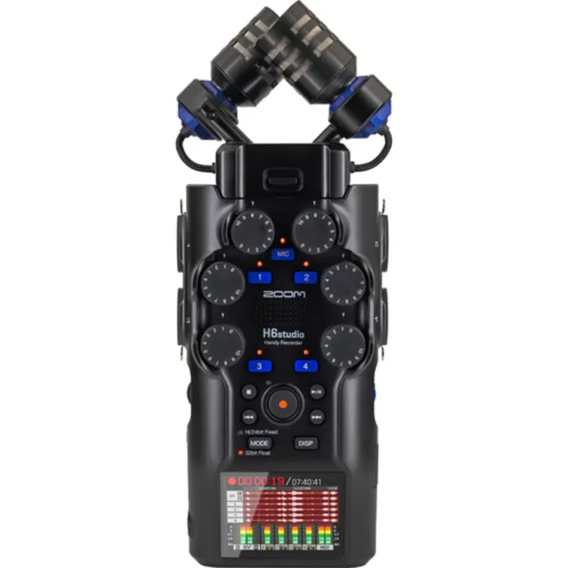 Gravador Zoom H6studio Portátil Flutuante De 32 Bits