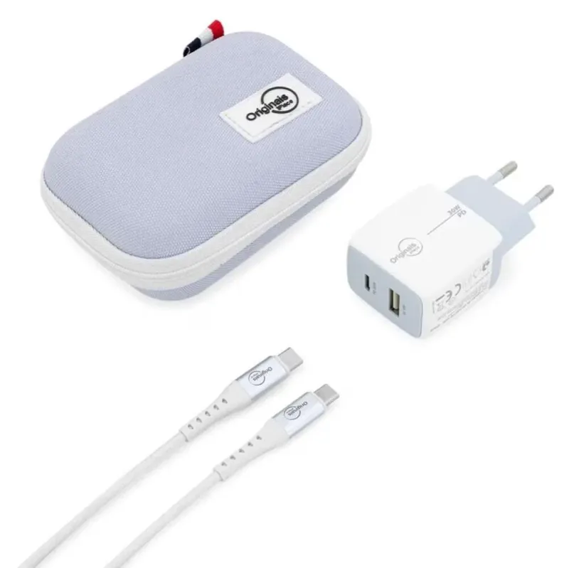 Kit De Viagem Usb-c 30w Iplace Com Carregador E Cabo