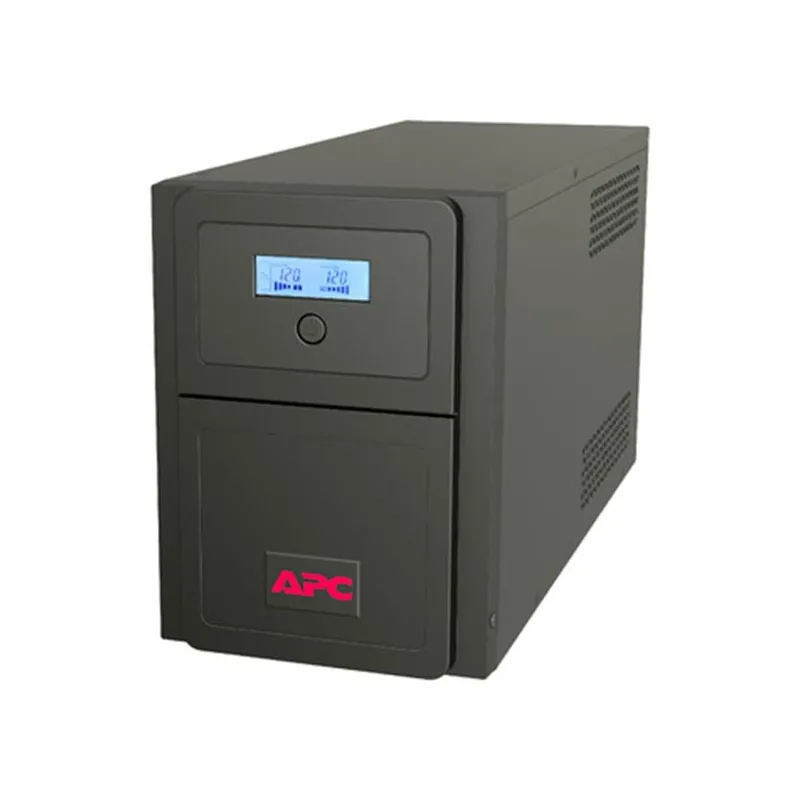 Nobreak Easy UPS da APC, Senoidal, 2000 VA, torre, 115 V, 6 Tomadas NBR 14136, Slot para cartão + Contato Seco, AVR, LCD - SMV2000CA-BR