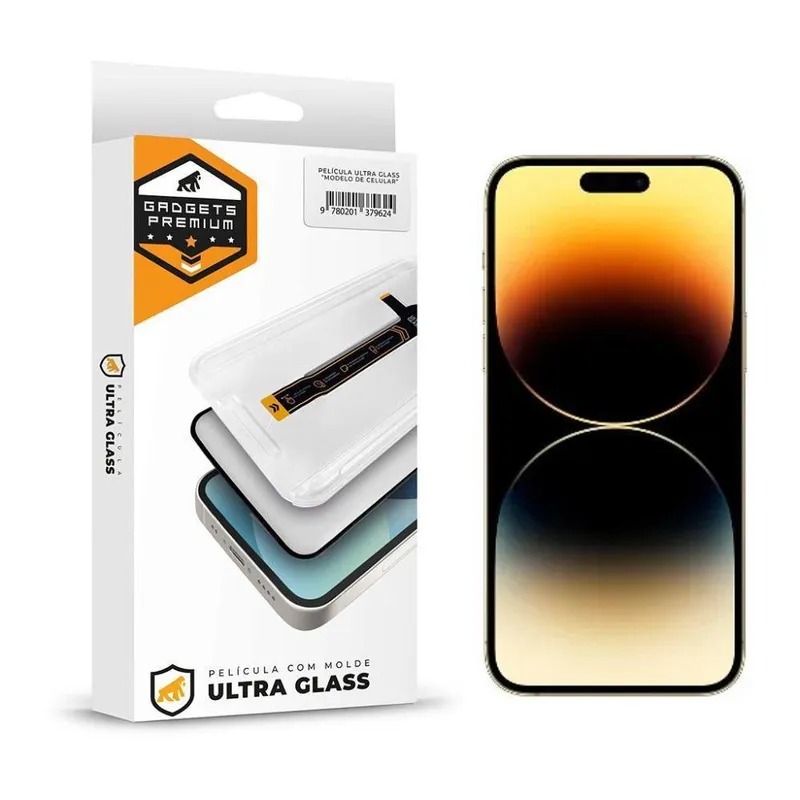 Película Para Iphone 14 Pro Max - Ultra Glass - Preta - Gshield