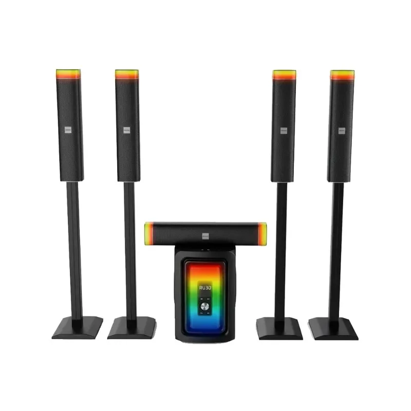 Caixa De Som Bluetooth 5.0 250w Rms Com Subwoofer Som Imersivo Bivolt RGB Display LED