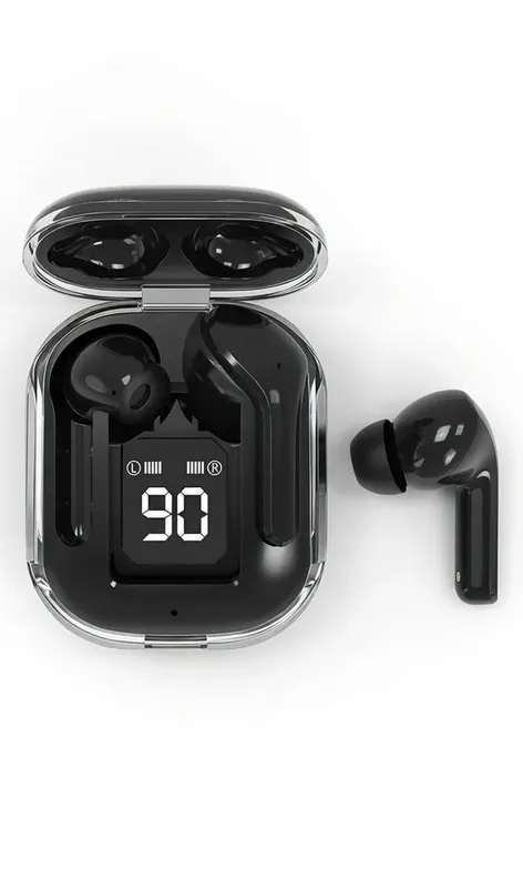 Earbuds Tws Com Estojo Transparente E Display
