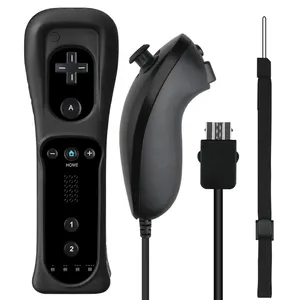 Controle Wii Remote Motion Plus Nintendo Wii Preto Wii U