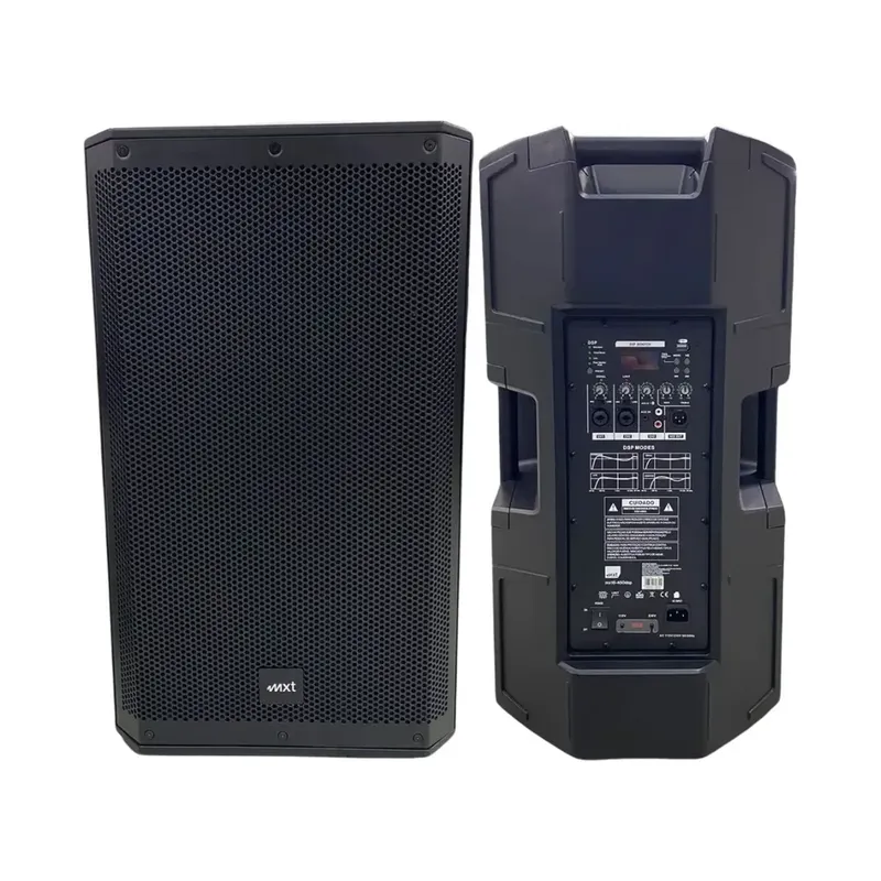 Caixa De Som Ativa Mxt Mx 15 450dsp 450w Bt Usb Cor:preto