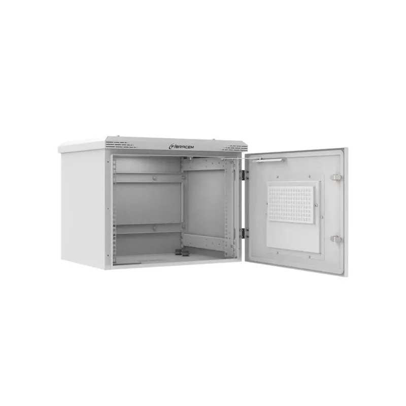 Rack Outdoor Fibracem Em Alumínio 8u 450mm P450 Cinza - Ba0048s00001000
