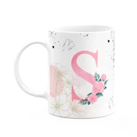 Caneca Motivação - Com Inicial Do Nome Letra S - 325ml
