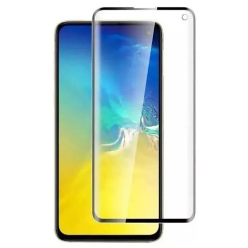 Película De Gel Premium, Para Galaxy S10e G970, Com Borda Preta
