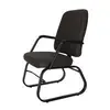 Cadeira Home Office Para Até 200kg Fixa, Preto - Marrom