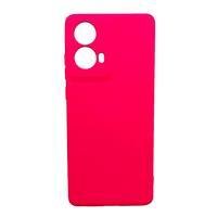 Capa Capinha Compatível Com Motorola Moto G35 5g Tela 6.7 Silicone Aveludada Premium Cor:pink