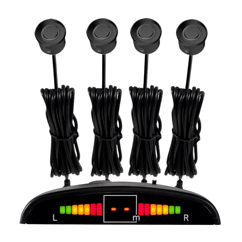 Sensor De Estacionamento Roadstar Rs304br - Preto Fosco