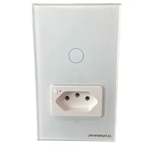 Interruptor Com Tomada Smart Nova Digital IT-WK-02, ac 100 ~ 250v, Branca