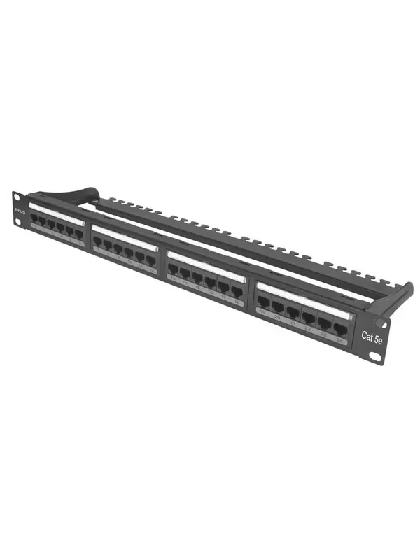 Patch Panel Evus Cat5e 24 Portas Ev-pp-5e-24