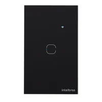 Interruptor Smart Zigbee Touch 1 Preto Ezs 1001