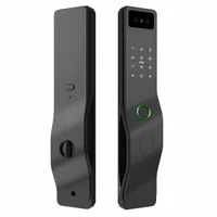Fechadura Inteligente Digital Com Biometria Senha Cartão Recarregável Tipo C Controle De Acesso Segurança Residencial