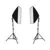 Kit Com 2 Softbox 50x70 Com Bocal Integrado + Tripé