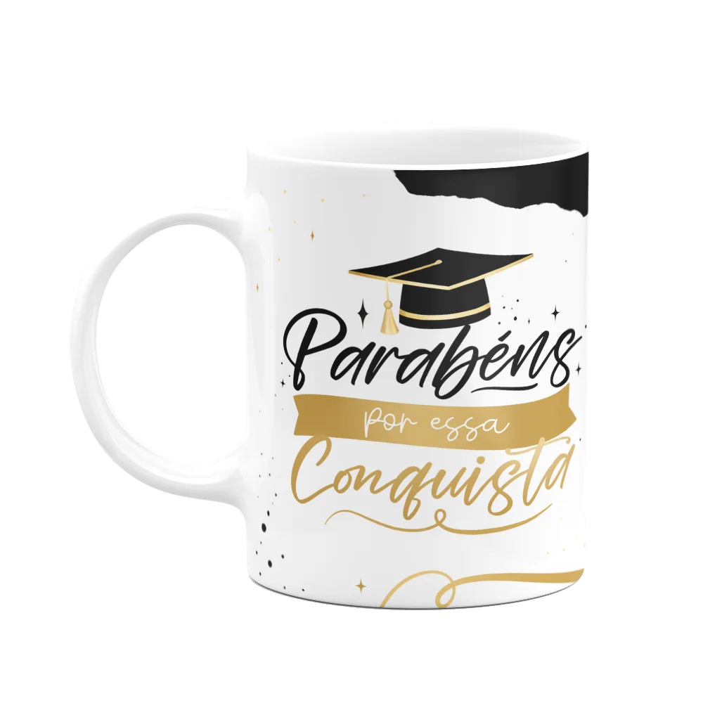 Caneca Formatura - Parabéns Por Essa Conquista
