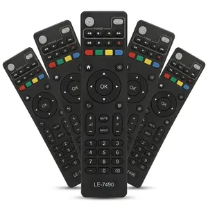Kit 5 Peças Controle Reposição Para Smart Conversor Android Player - Linha Le-7490 Premium