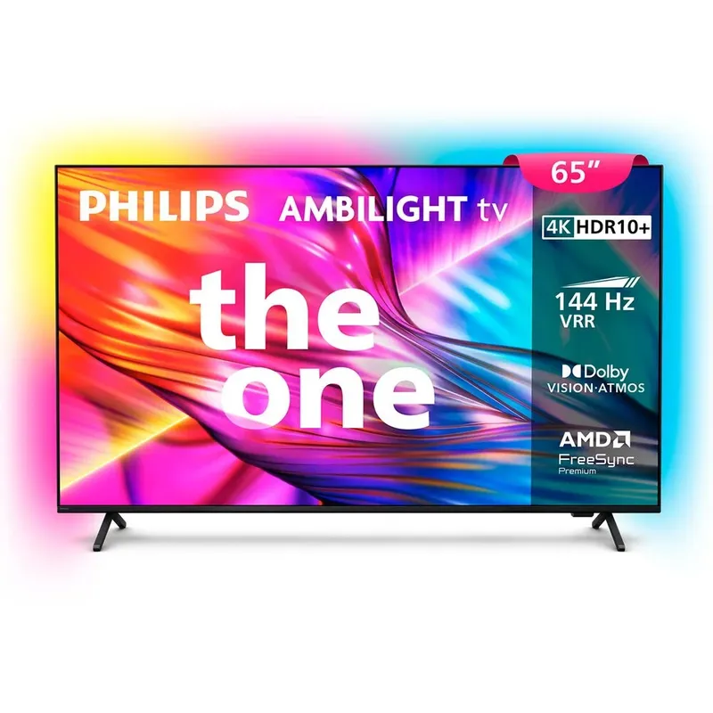 Smart Tv 65 The One, Ambilight 4k Uhd, Titan Os 65pug89/78 Philips