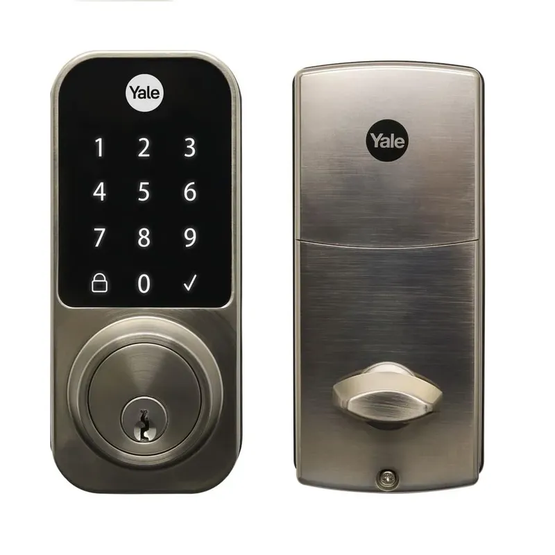 Fechadura Digital Yale Ydd 120, Com Senha E Chave, A Prova D`água
