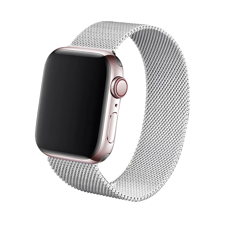 Relógio Smartwatch W34s Rosê Gold Multiira De Aço Cor:prata
