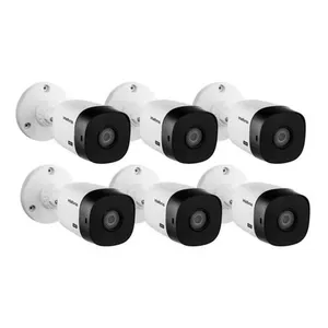 Kit Intelbras, 6 Cameras Externa 1120B 720p, Hdcvi, Multi HD
