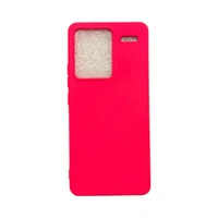 Capa Xiaomi Note 13 Pró Plus Silicone Aveludada Capinha Colorida Capinha Anti Impacto Cor:rosa Shock