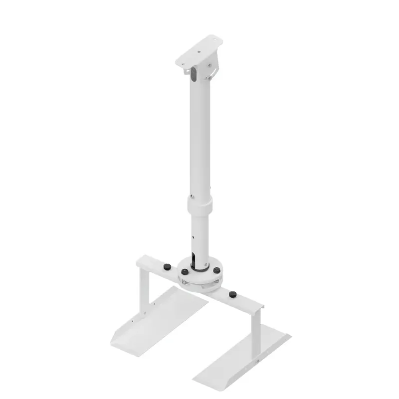 Suporte Projetor De Teto Inclinado Com Bandeja – Tubo Telescópico De 50 A 75 Cm