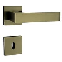 Fechadura Quadratta Reta Interna 5302 Bronze Latonado 55mm Aliança