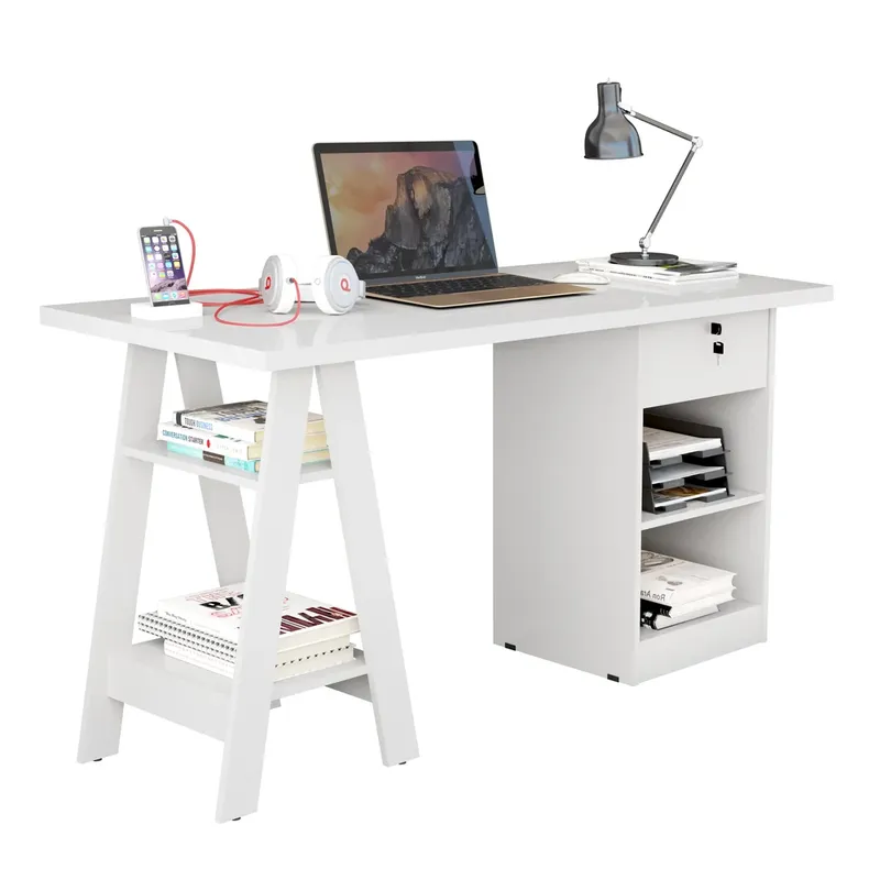 Escrivaninha Bali Branco - Vrk Comercio On-line